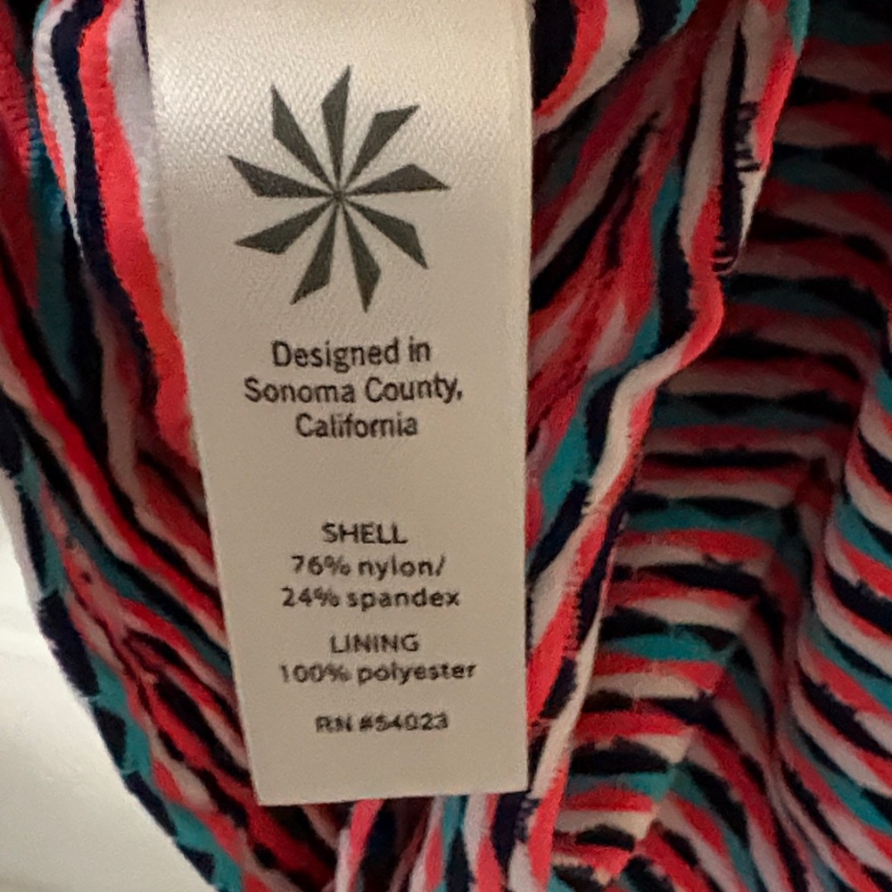 Athleta Multicolor Striped Bikini Top - Picture 8 of 9